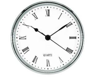 OROLOGIO DA INCASSO, SOLO TEMPO diam.80