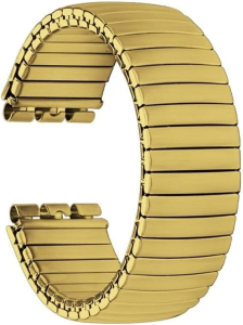 Cinturino ESTENSIBILE dorato modello SWATCH attacco mm.17