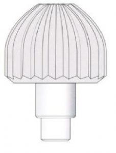 CORONA A VITE ACCIAIO 5,25 -d2= 3,50 x 0,25  forma BRET Z