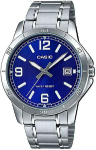 OROLOGIO CASIO QUADRANTE BLU MTP V004D, P.V. 46,00