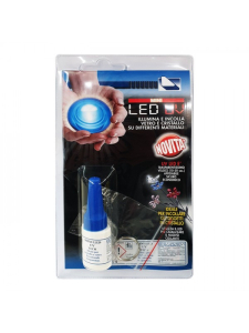 Colla UV per VETRI fotosensibile ai raggi del sole, contenuto 10 gr