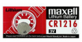 Batterie maxell al Litio CR1216