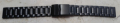 Bracciale in metallo colore NERO con chiusura di sicurezza mm.18