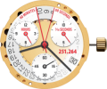 Movimento ETA CHRONOGRAPH 251.264 BE, 13 1/4, 3 Eye Chrono swiss made